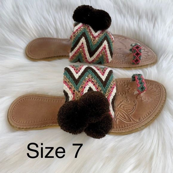 🇨🇴🦋 Handwoven Wayuu Sandals - Picture 8 of 10
